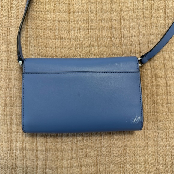 Kate Spade Navy Crossbody Bag with Scallop Detail - Picture 6 of 12